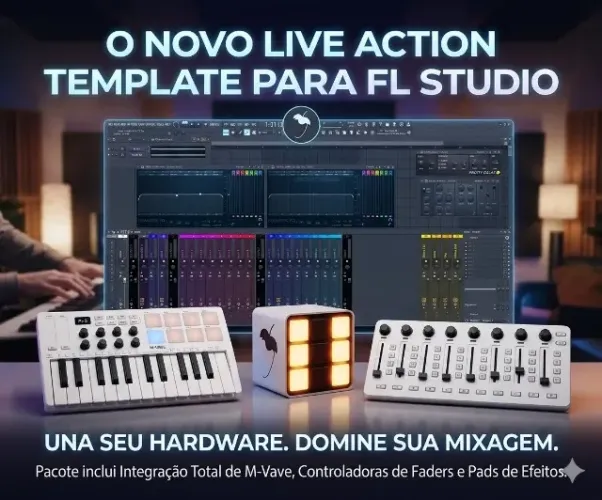 Template FL STUDIO Live Action >> M-VAVE SMK?25?(M?Vave) + M-VAVE SMC?Mixer