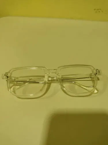 Óculos masculino transparente