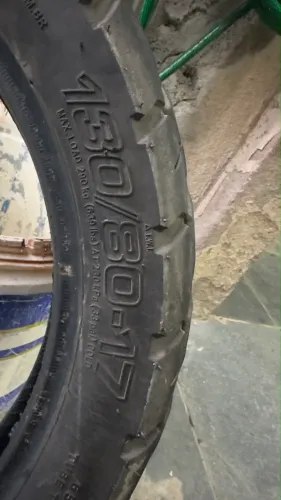 Pneu meia vida aro 17 130/80