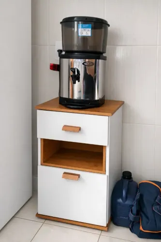 Armário suporte +bebedouro