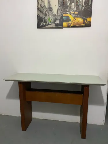 Mesa de vidro $400 reais