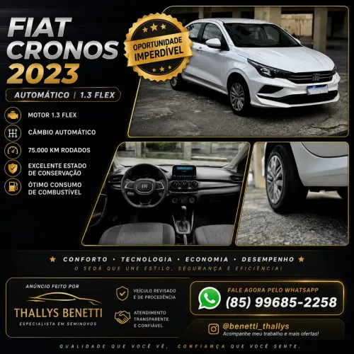 Fiat Cronos Drive 1.3 8V Flex Aut. 2023