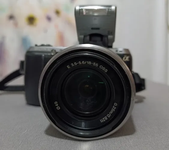 Câmera Sony Alpha nex c3 ***LEIA A DESCRIÇÃO***