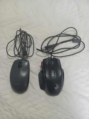 Mouse Gamer Hoopson + Mouse Logitech
