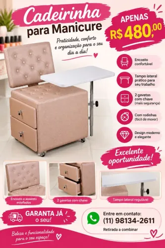 Cadeirinha manicure