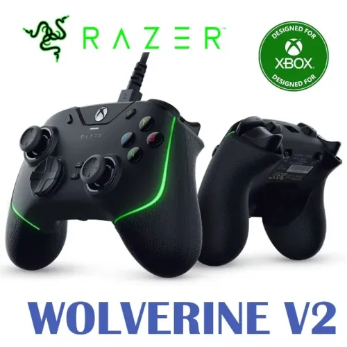 Controle Videogame Xbox Razer Volverine V2 Gamer, Novíssimo na Caixa, Nota, Garantia