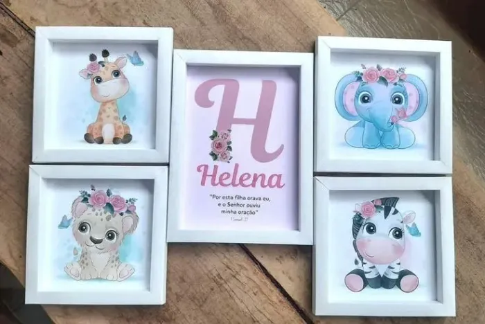 Kit quadro personalizado cartonado