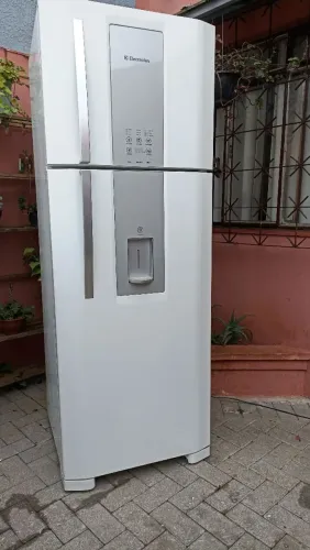 Geladeira Electrolux DFW51 duplex frost free LINDA (ENTREGO )
