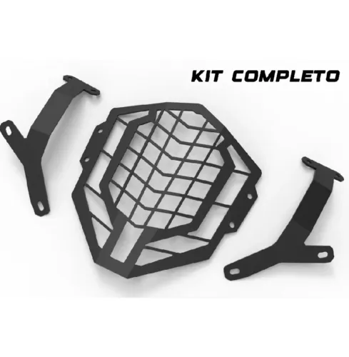 Protetor de farol para moto crosser 