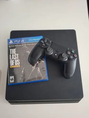 PlayStation 4 Slim 1TB - Completo + Jogos