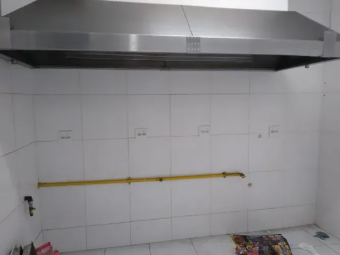 Coifa Inox + Exaustão completa