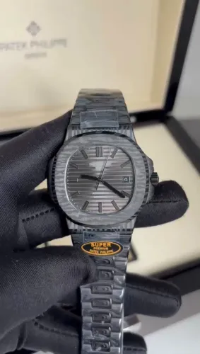 Patek Philippe Clone Base ETA Carbon Edition + Caixa Completa