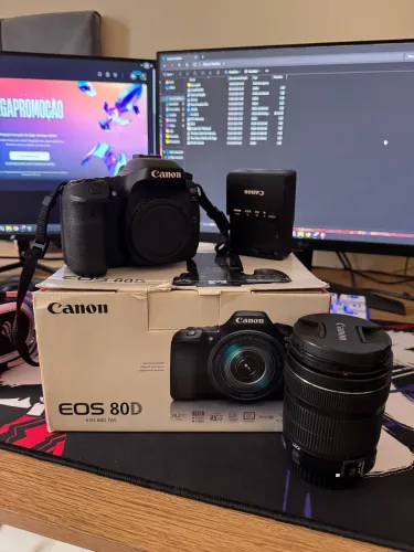 Câmera Canon 80D | Kit Completo