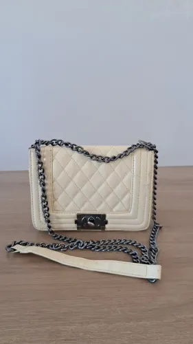 Bolsa Transversal Creme