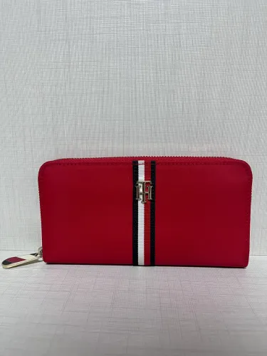 Carteira Tommy Hilfiger Vermelha Original Grande - Nunca Usada