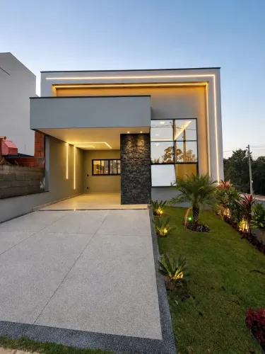 CASA MODERNA À VENDA NO CONDOMÍNIO PARK VISTA REAL INDAIATUBA/SP