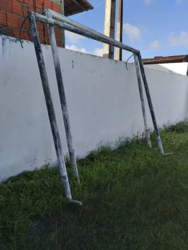 Par de traves de futebol grande