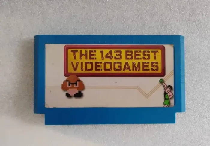 Cartucho Nintendinho / Famicom 60 Pinos The Best Games 143 em 1
