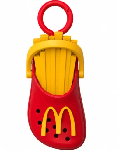 Mini Crocs Chaveiro McDonald?s 2026 Colecionável Original Mc lanche feliz