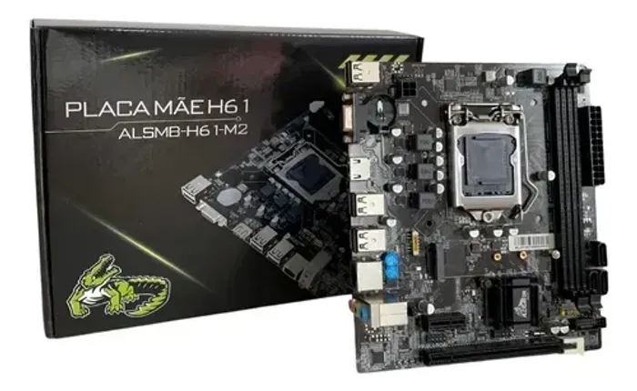 PLACA-MÃE H61 LGA 1155 DDR3 M.2 V2 - TCN