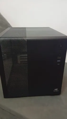 Gabinete Gamer Mid Tower C3Tech Aquarius Preto
