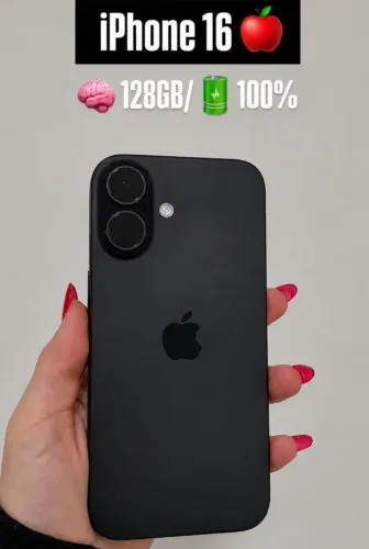 ? OPORTUNIDADE ÚNICA E EXCLUSIVA! ? ? IPHONE 16 black 128GB ? Novo e Total