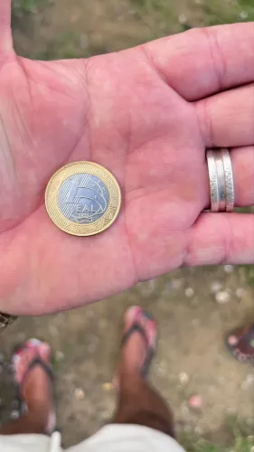 Moeda antiga pra colecionar 