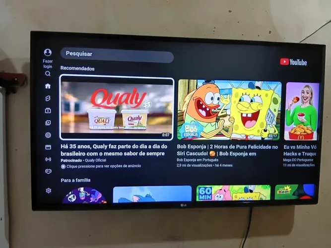 Vendo smart tv LG 43 polegadas com Alexa Android bluetooth imagem 4k nova