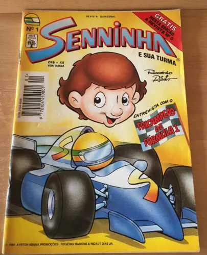 Revistas Senninha Nº 1, 2, 5, 10 e 100 Originais Lote
