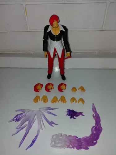 Action Figure Iori Terry Storm Collectible Boneco King Fight