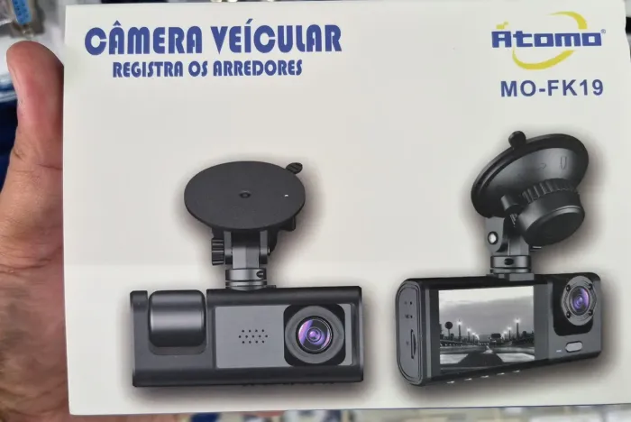 CAMERA DE VIDEO VEICULAR  2A 200MAH<br>REF: MO-FK19