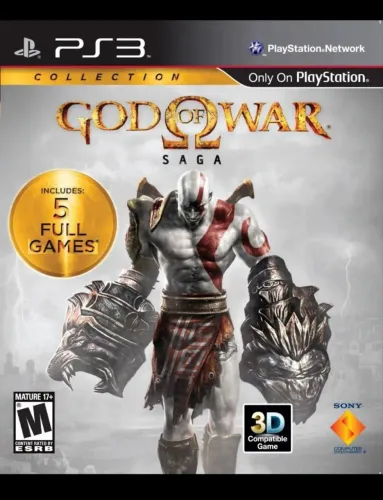Jogo God of War Saga PlayStation 3 LACRADO Coleção 5 Jogos (ENCOMENDA)