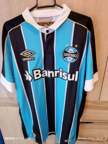 Camisa Grêmio Umbro Tricolor 2019 - G (Nova) - LER DESCRIÇÃO