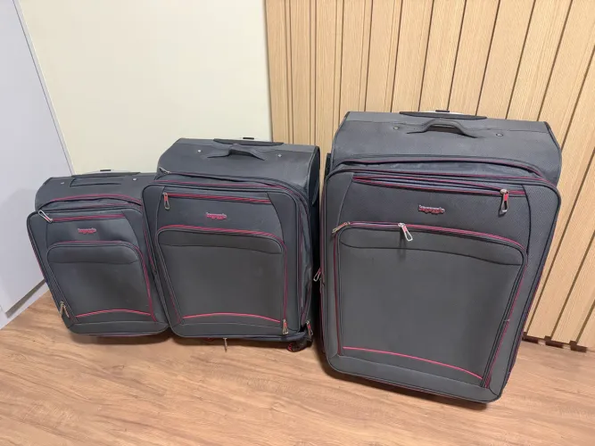 Conjunto mala de viagem Bagaggio