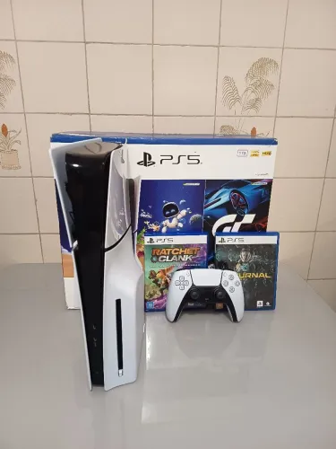 Ps5 slim disk 1tb semi-novo