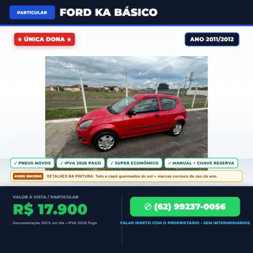 Ford KA 1.0 8v/1.0 8V ST Flex 3P 2012