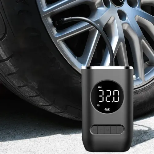 Compressor de Ar inflador e carregador portátil de celular.<br>