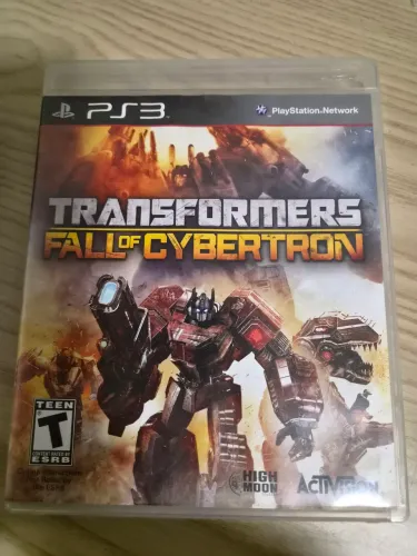 Ps3 Transformers Fall of Cybertron PS3 completo cib.