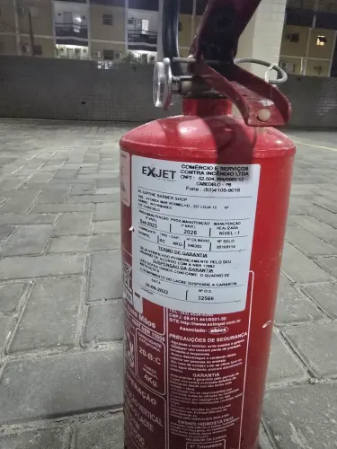 Equipamento antigo fogo 4 kg