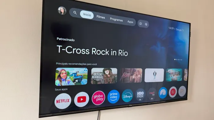 vendo tv tcl 40 polegadas menos de 1 mês de uso 
