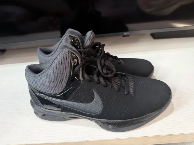 Nike Tênis de basquete masculino Air Visi Pro VI, Preto/Antracite - novo - original 