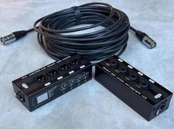 SPLITER MEDUZA DIGITAL ÁUDIO DMX TELADE LED