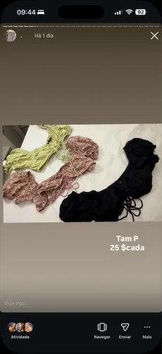 Cropped na promoção 