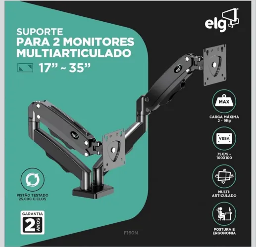 Suporte Duplo para Monitores