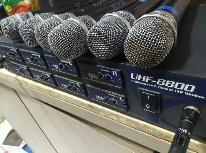 Sistema de microfones sem fio vocopro 