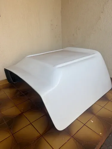 Capota em fibra para Saveiro Cross se detalhes de uso
