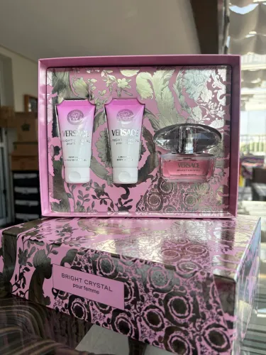 Kit perfume Versace bright crystal