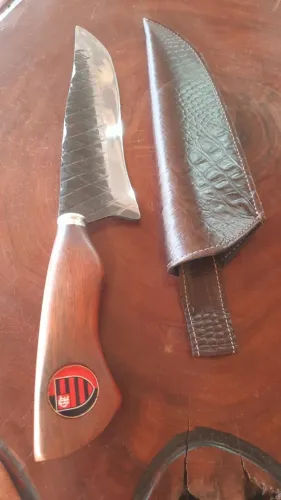 Faca artesanal para churrasco "Flamengo"