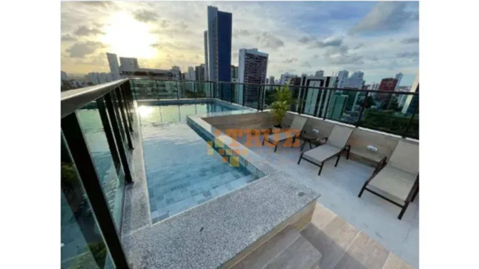 Apartamento com 1 dormitório à venda, 29 m² - Jaqueira - Recife/PE