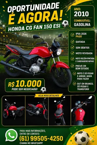 Moto Honda CG FAN 150 ESI 2010